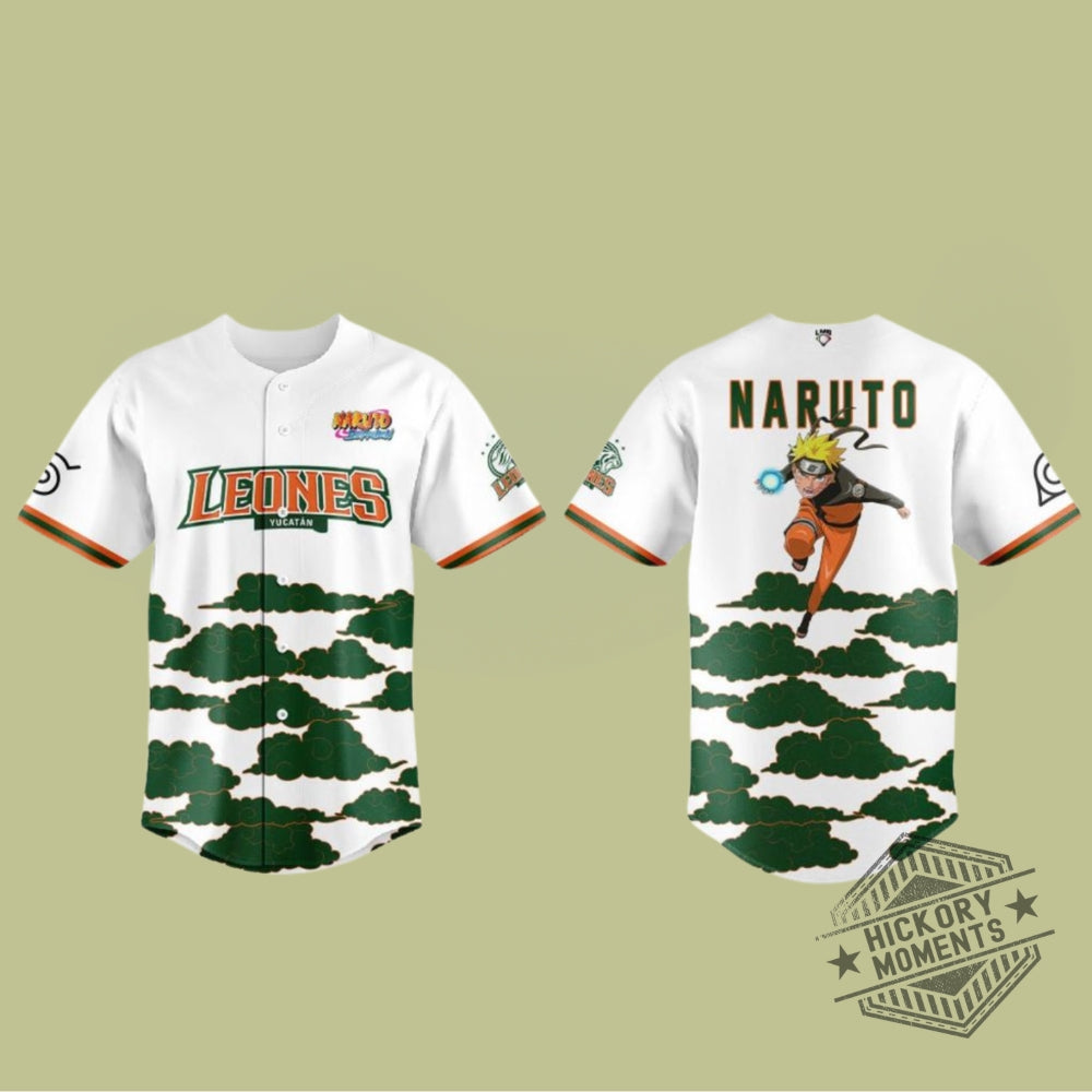 Leones De Yucatan X Naruto Shippuden 2026 Night Baseball Jersey