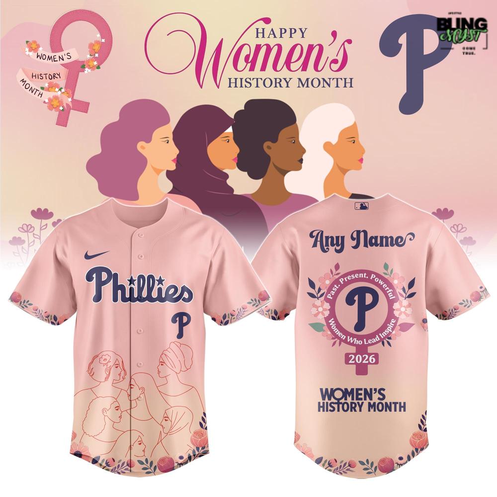 Los Angeles Dodgers Happy Women's History Month 2026 Baseball Jersey