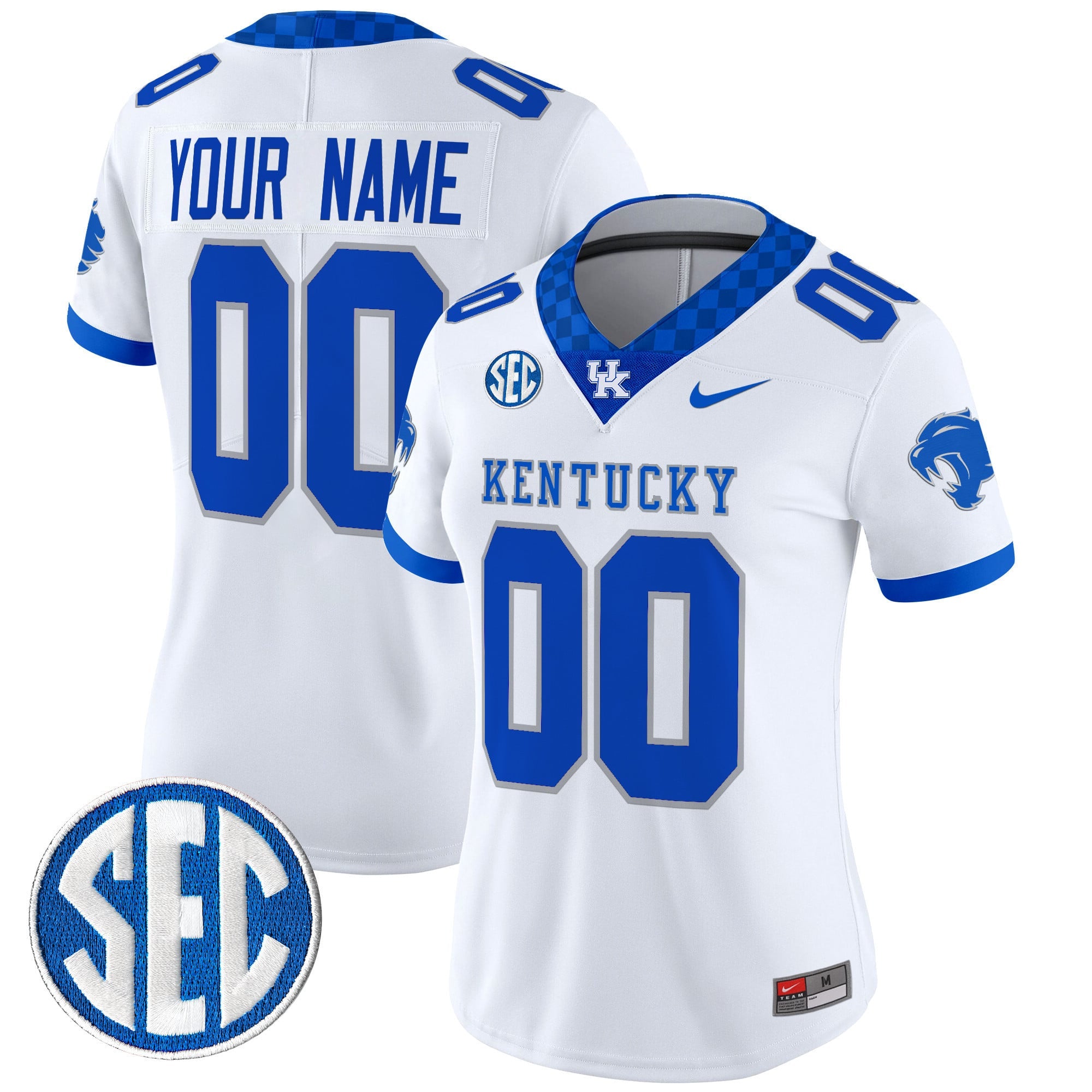Kentucky Wildcats 2025 Vapor Limited Custom Jersey - All Stitched