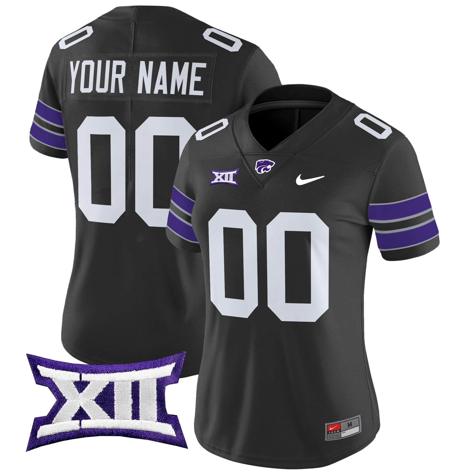 Kansas State Wildcats 2025 Vapor Limited Custom Jersey - All Stitched