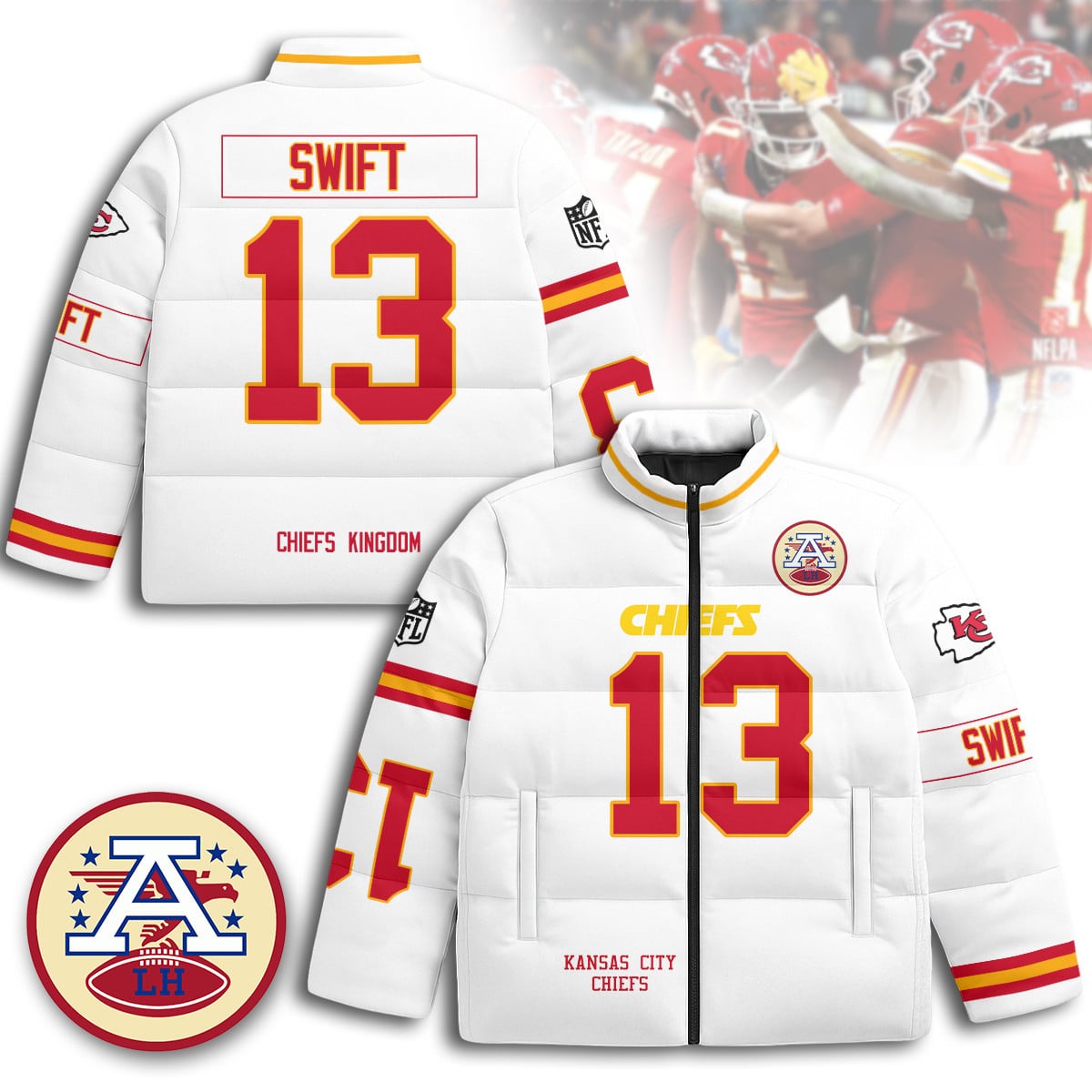 Kansas City Chiefs Unisex Puffer Jacket